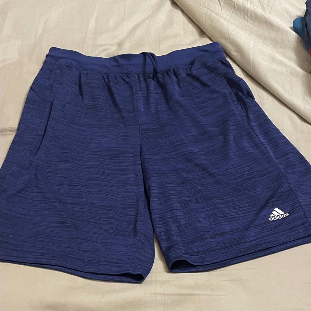 Adidas Men's Navy Athletic Shorts